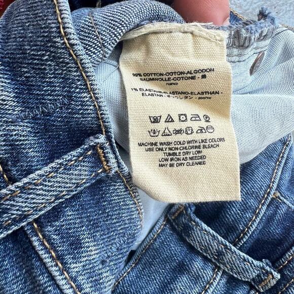 Free People blue distressed skinny jeans size 27 - Picture 5 of 6